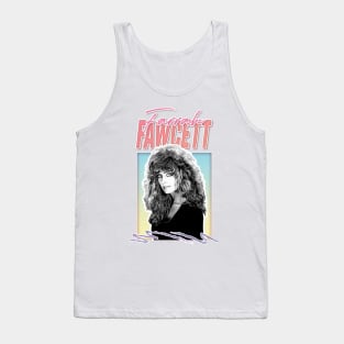 Farrah Fawcett //  Retro Fan Art Design Tank Top